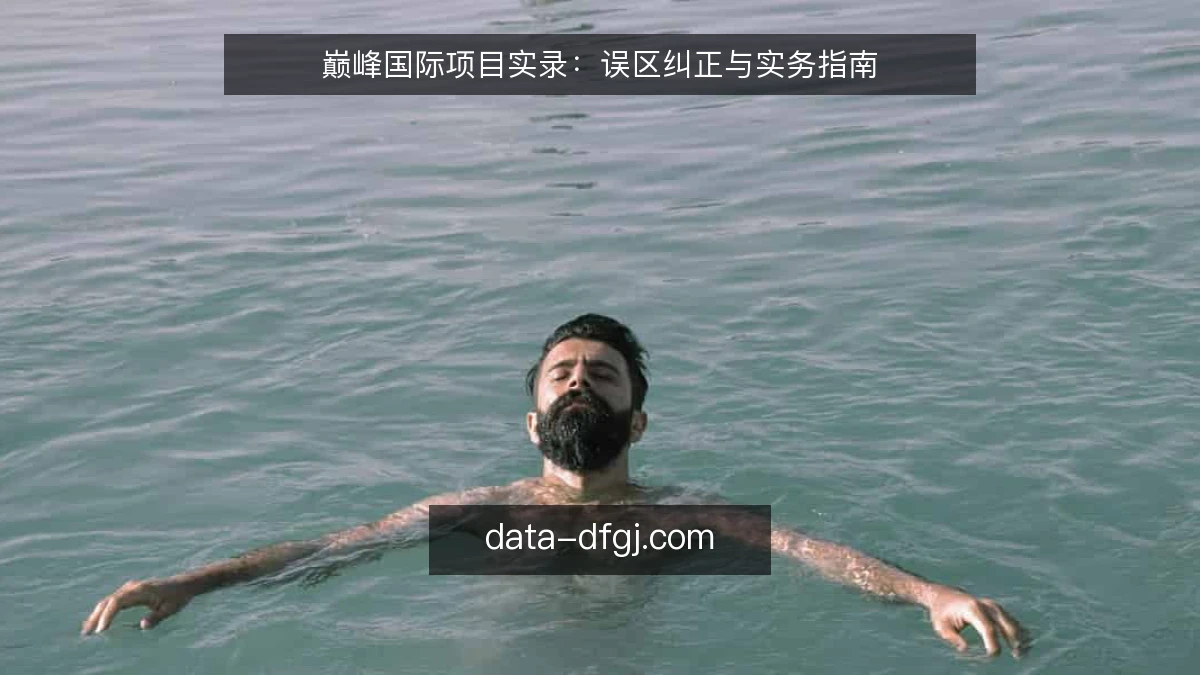 巅峰国际项目实录：误区纠正与实务指南