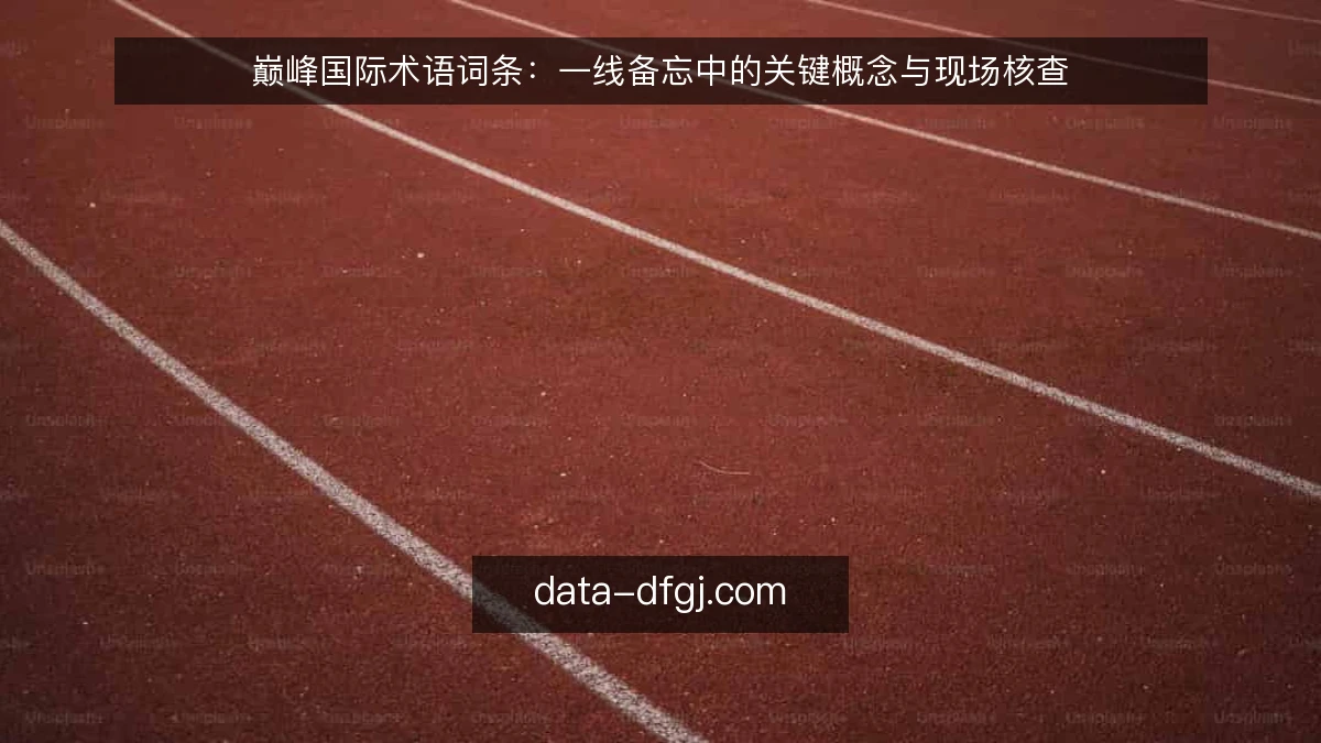 巅峰国际术语词条：一线备忘中的关键概念与现场核查