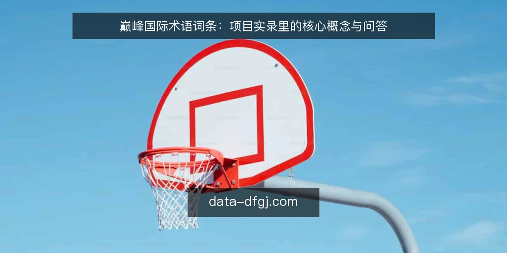 巅峰国际术语词条：项目实录里的核心概念与问答 — 巅峰国际与项目实录：先厘清语境 配图